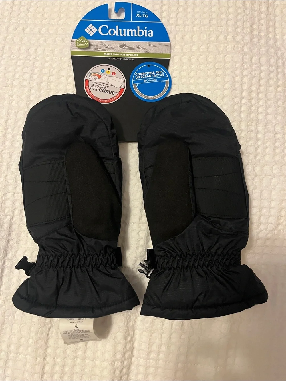 Columbia XL YOUTH Mittens